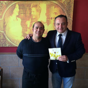 famosos con Alfonso beltran catering
