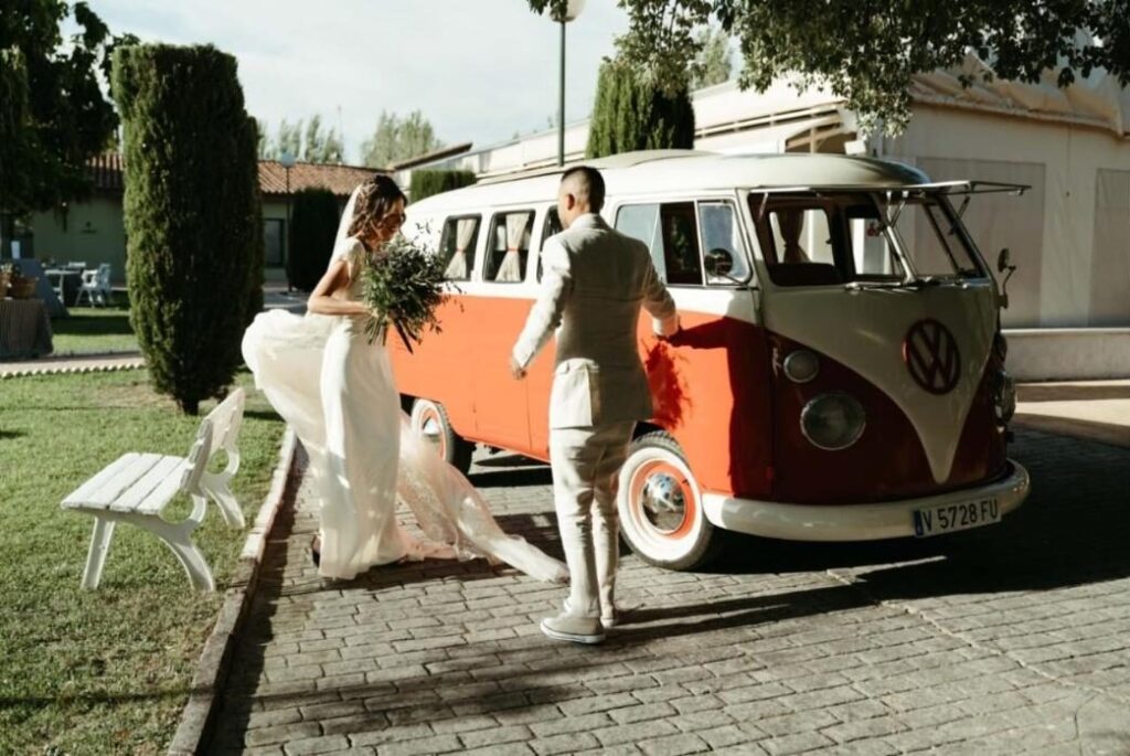 Novios en La Malvasía de la Vega, finca para bodas en Talavera