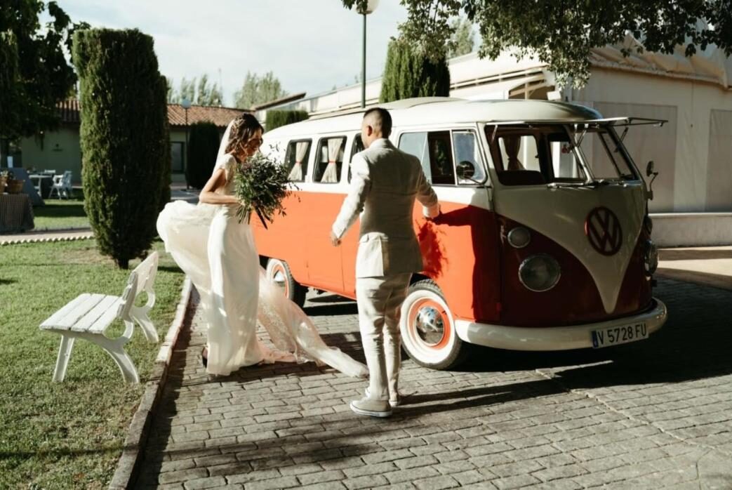 Novios en La Malvasía de la Vega, finca para bodas en Talavera