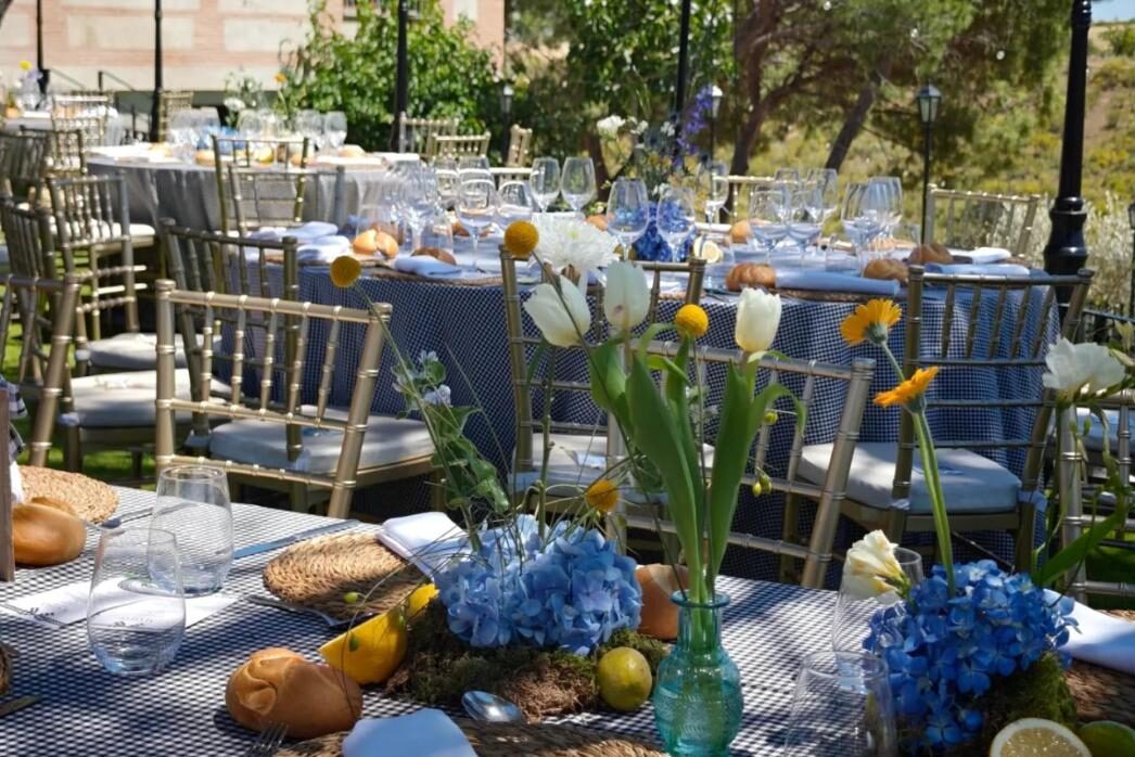 Banquete al aire libre en Hacienda del Marqués con Beltrán Catering